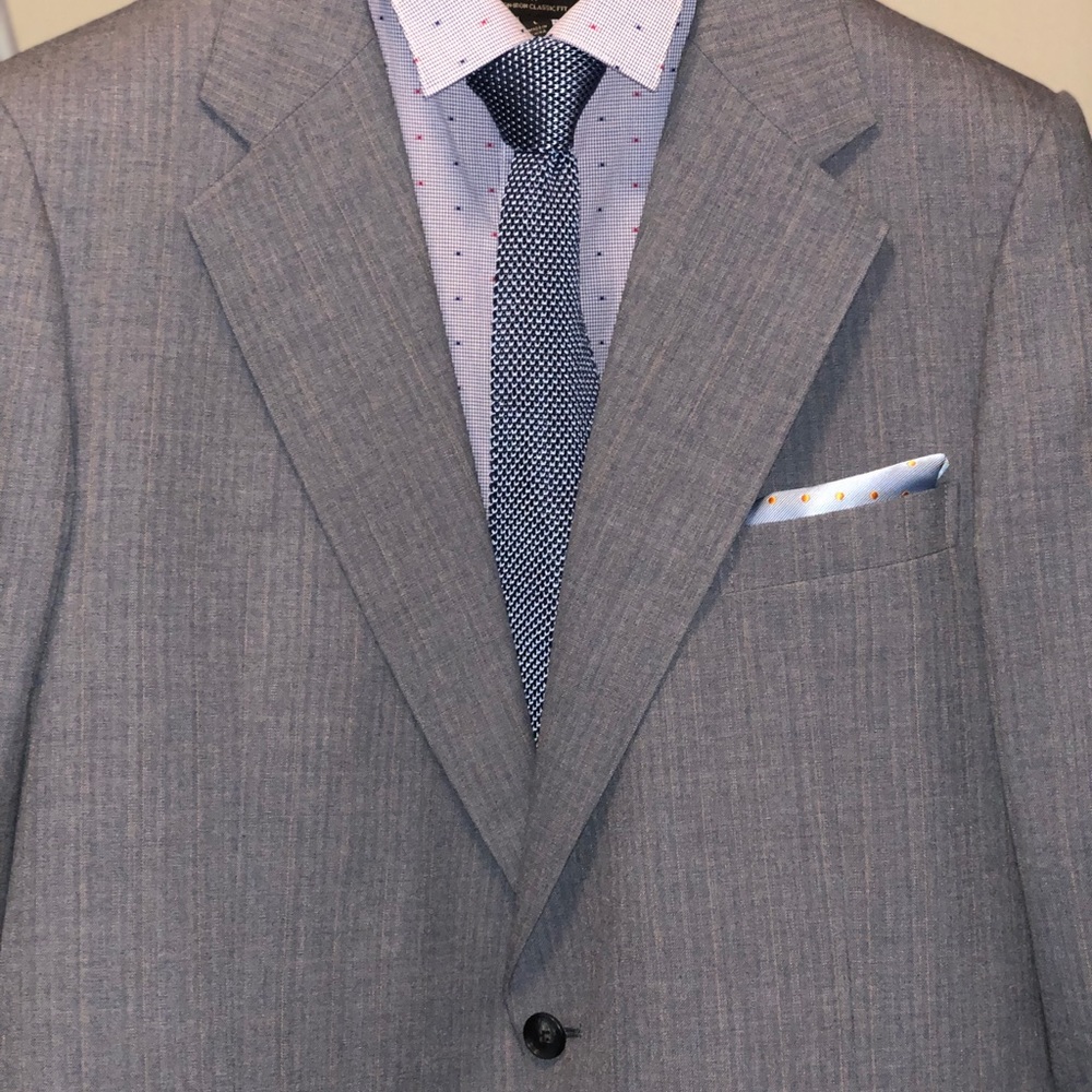 Yves Saint Laurent - Blue w/ Hint of orange Coat